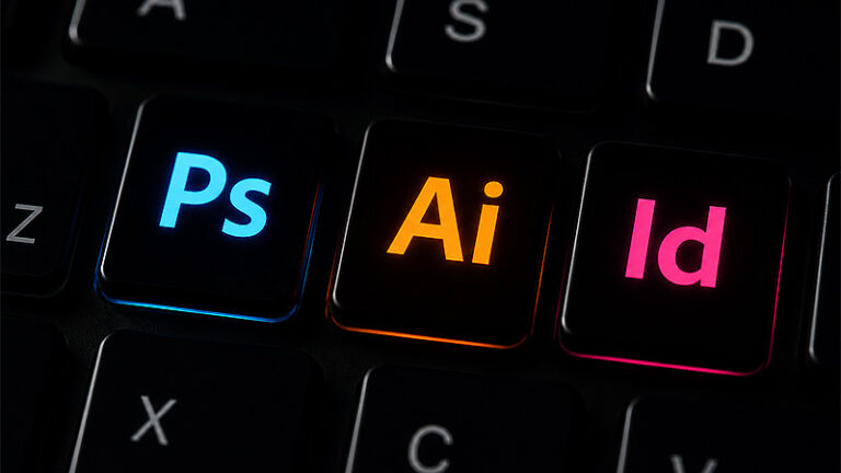 práce v programech rodiny Adobe